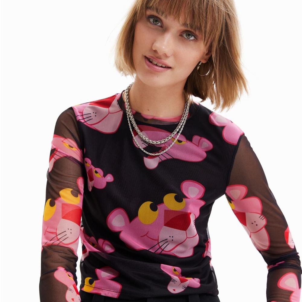 Desigual Pink Panther Top